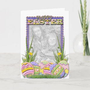 ADD YOUR PHOTO — Easter Egg Cookies Holiday Card