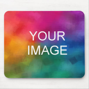 Add Your Photo Image Text Business Logo Template Mouse Pad