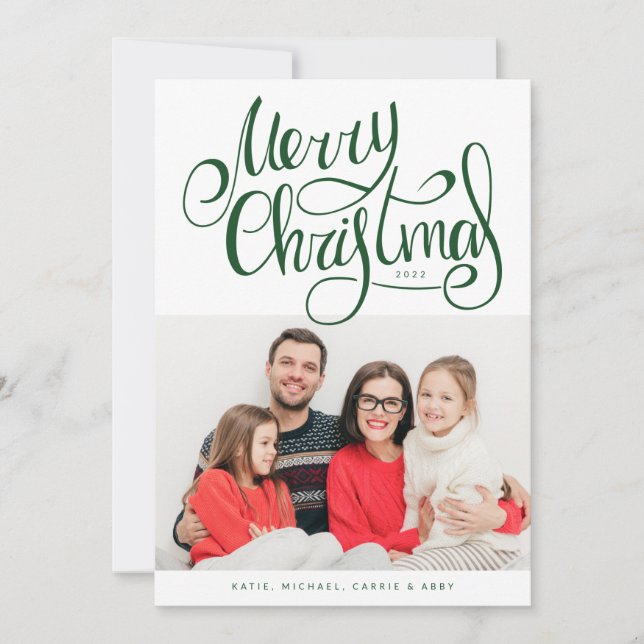 ADD YOUR PHOTO | Merry Christmas (Front)