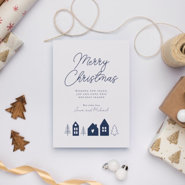 ADD YOUR PHOTO | Merry Christmas Town Invitation (Creator Uploaded)