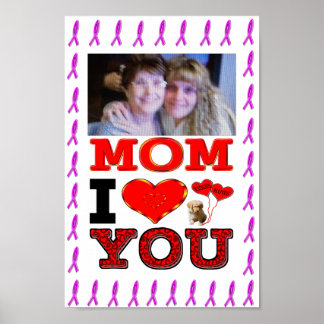 Add Your Photo Mom I Love You Poster