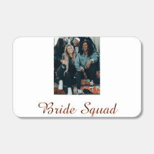 Add your photo name bridesmaid squad bride party matchboxes