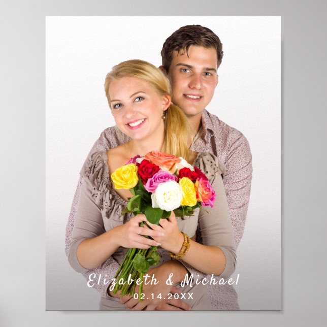 Add Your Photo Name Template Poster (Front)