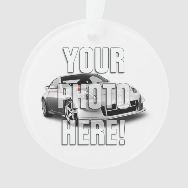 Add your photo - Nissan 350Z Ornament (Front)
