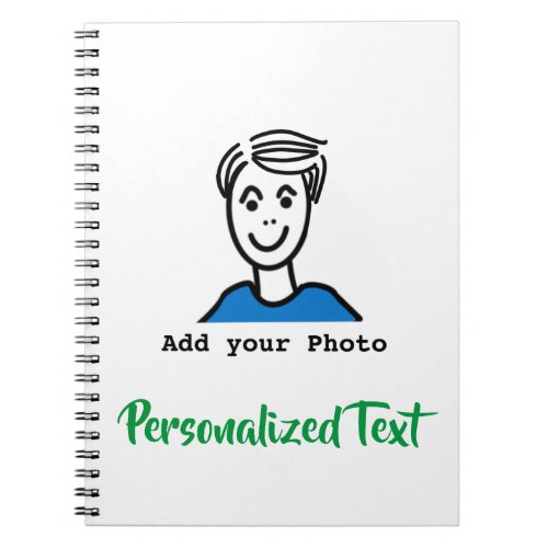 Add Your Photo  Personalize Text  Make Your Own Notebook