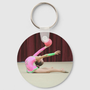 Add your photo personalized Gymnastics keychain
