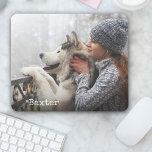 Add Your Photo Personalized Mouse Pad<br><div class="desc">Create a custom mouse pad using a favorite photo or other image with this customizable design. A text template is included to personalize with a name or other desired text. Choose a photo of your pet,  your kids,  your bestie,  or whatever suits your fancy! These make great gifts!</div>