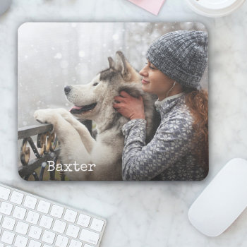 Add Your Photo Personalized Mouse Pad by DancingPelican at Zazzle