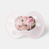 Add your photo - Pink Binky Pacifier (Front)