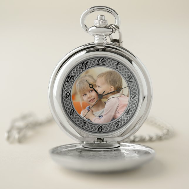 ADD YOUR PHOTO POCKET WATCH (Inside)