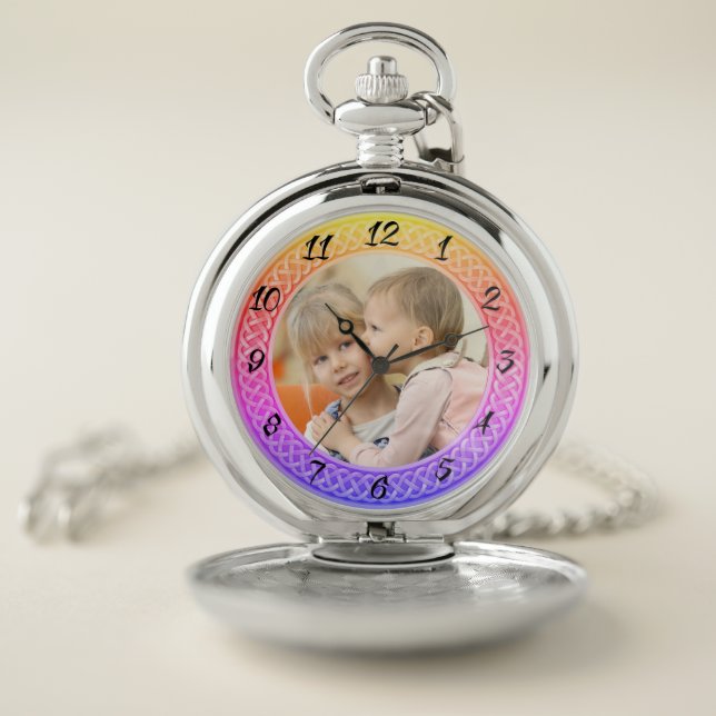 ADD YOUR PHOTO POCKET WATCH (Inside)