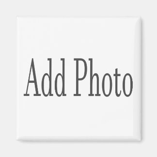 Add your photo round or square magnet