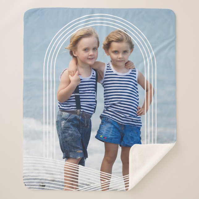 ADD YOUR PHOTO SHERPA BLANKET (Front)