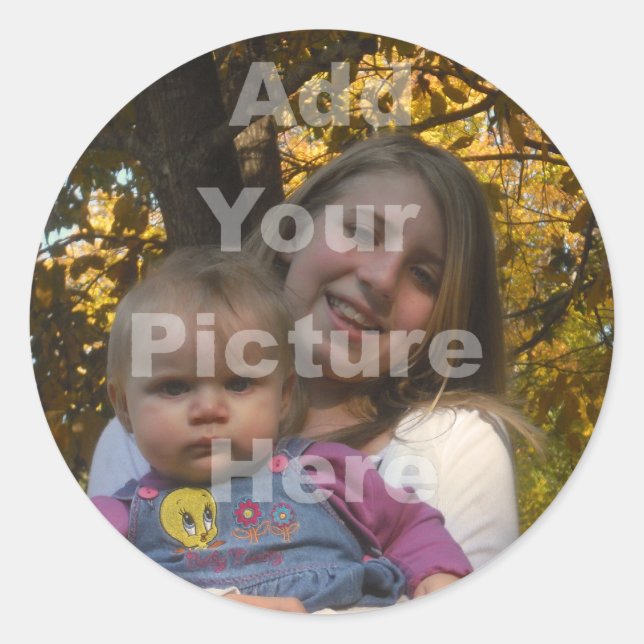 Add Your Photo Stickers (Front)