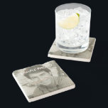 Add Your Photo Stone Coaster<br><div class="desc">Add Your Photo Drink Coaster. Stir up a little magic and serve your drinks on stylish stone coasters. Your design, monogram, or text will look stunning against the stone backdrop of your choice. The cork backing will keep surfaces scratch-free from your chosen stone backdrop of Sandstone, Marble, Limestone, or Travertine....</div>