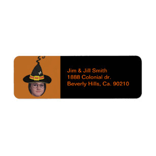Add Your Photo To A Wizards Hat & Glasses Label
