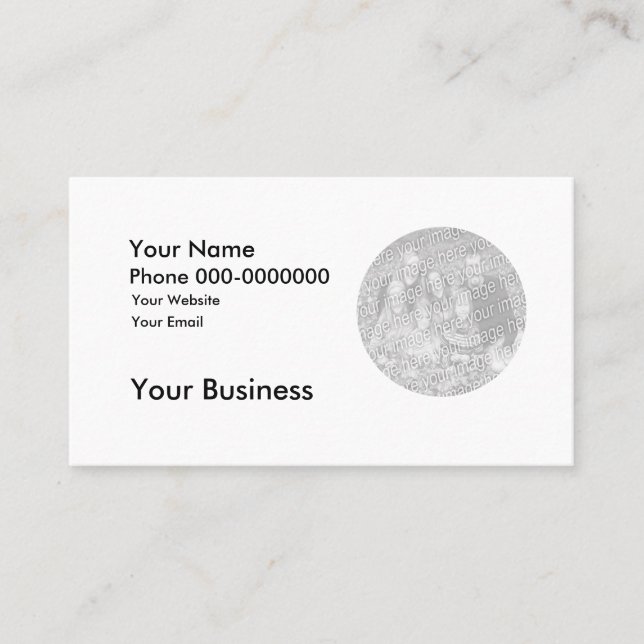 Add your Photo to Business Card (Front)