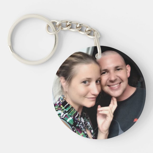 Add Your Photo to Keepsake Acrylic Keychain (Front)
