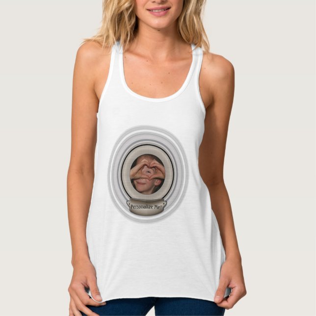 Add Your Photo to this Frame Tank Top (Front)