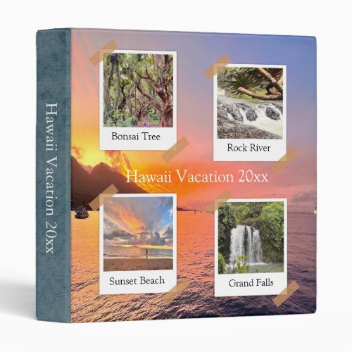 Add Your Photos Vacation Photo Album 3 Ring Binder