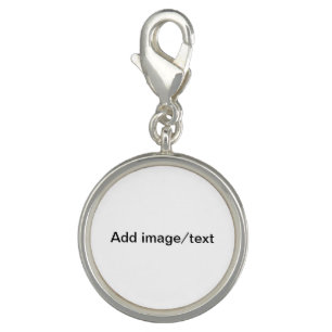 Add your picture and/or words clip on charm