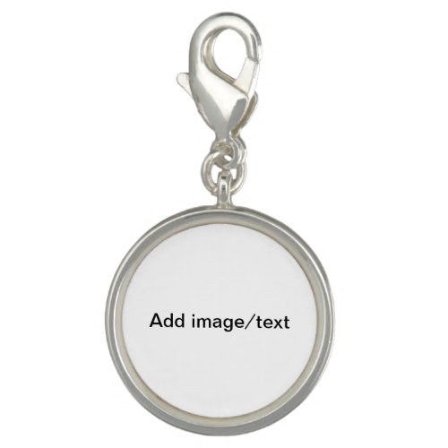 Add your picture andor words clip on charm