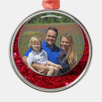 Add Your Picture Name Ornament Custimize by Lorriscustomart at Zazzle