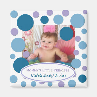 Add Your Picture: Sea Bubbles Framed Magnet