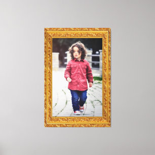 Add Your Portrait, Family Photo,... Personalized Canvas Print