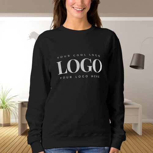 Add Your Rectangle Business Logo Simple Minimalist Sweatshirt