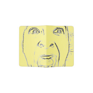 Add your Screaming Face Photo Hilarious Ugly Passport Holder