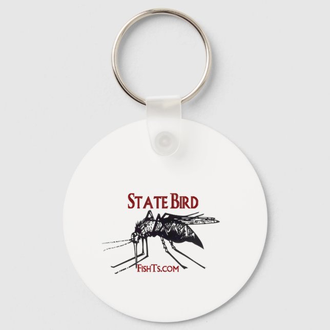 Add Your State Name-State Bird Keychain (Front)