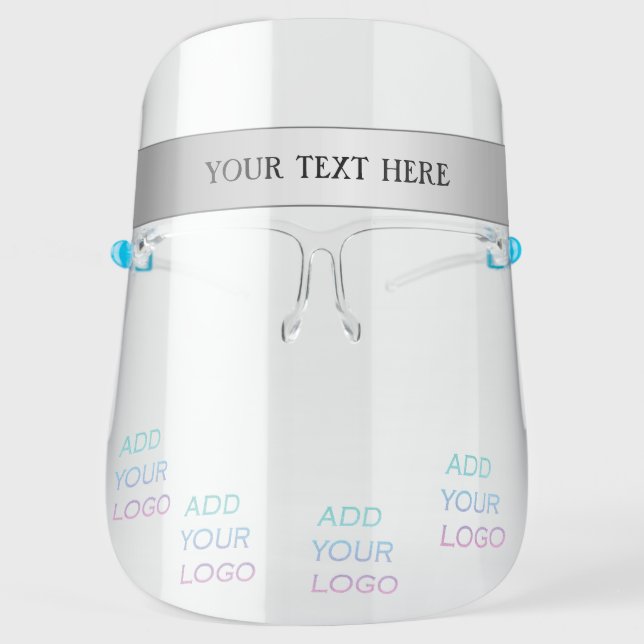 Add Your Text,Add Your Logo Face Shield (Front)