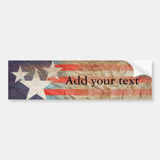Add your text bumper sticker (Front)