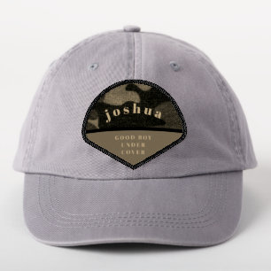 Add your text camo military modern typography name patch