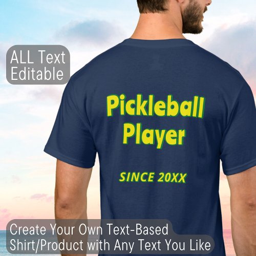 Add Your Text Create Your Own Custom Text_Based T_Shirt