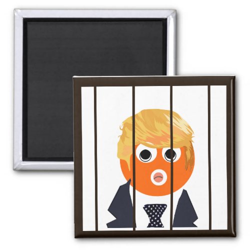 Add your text custom Anti_Trump Orange Potus Magnet