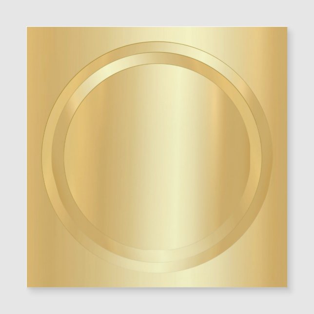 Add Your Text Custom Faux Gold Glamorous Template (Front)