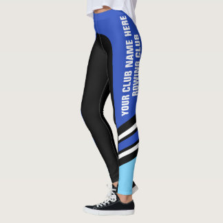 "Add Your Text" Customisable, Side Stripe Leggings