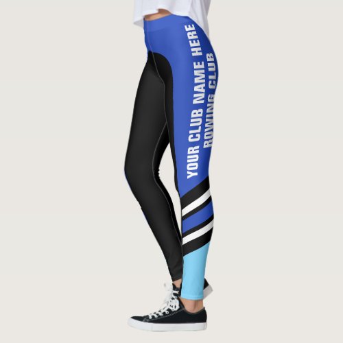 Add Your Text Customisable Side Stripe Leggings