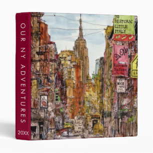 Add Your Text   Destinations   New York City View Binder