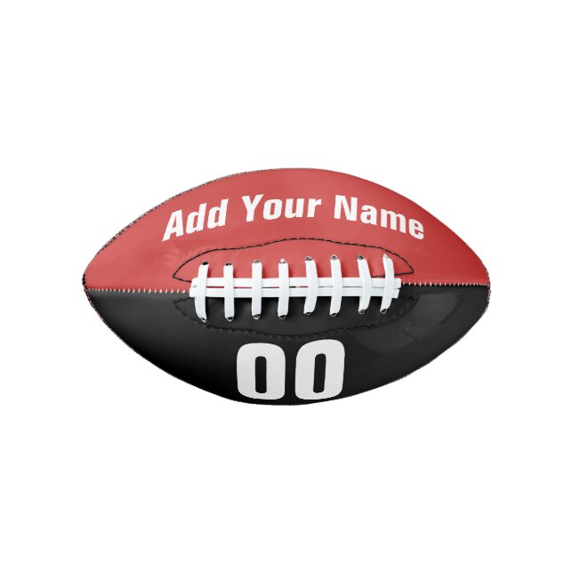 Add Your Text /Font / Color/Number  - Football (Front)