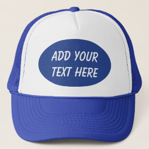 ADD YOUR TEXT HERE-HAT TRUCKER HAT
