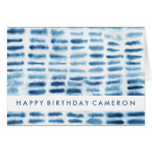 Add Your Text | Indigio Watercolor Print (Front Horizontal)