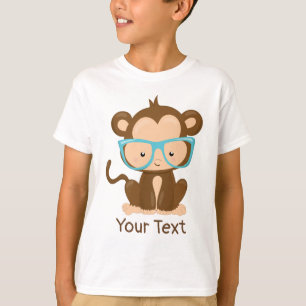Add Your Text Monkey Kids' Hanes TAGLESS® T-Shirt