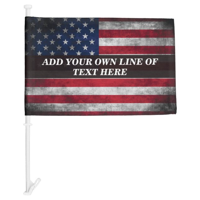 Add your text on American flag  (Front)