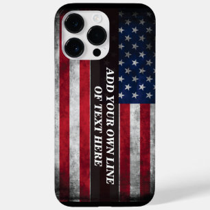 Add your text on American flag  Case-Mate iPhone 14 Pro Max Case