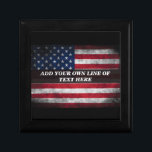 Add your text on American flag  Gift Box<br><div class="desc">Add your text on American flag</div>