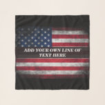 Add your text on American flag  Scarf<br><div class="desc">Add your text on American flag</div>