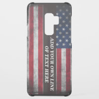 Add your text on American flag 